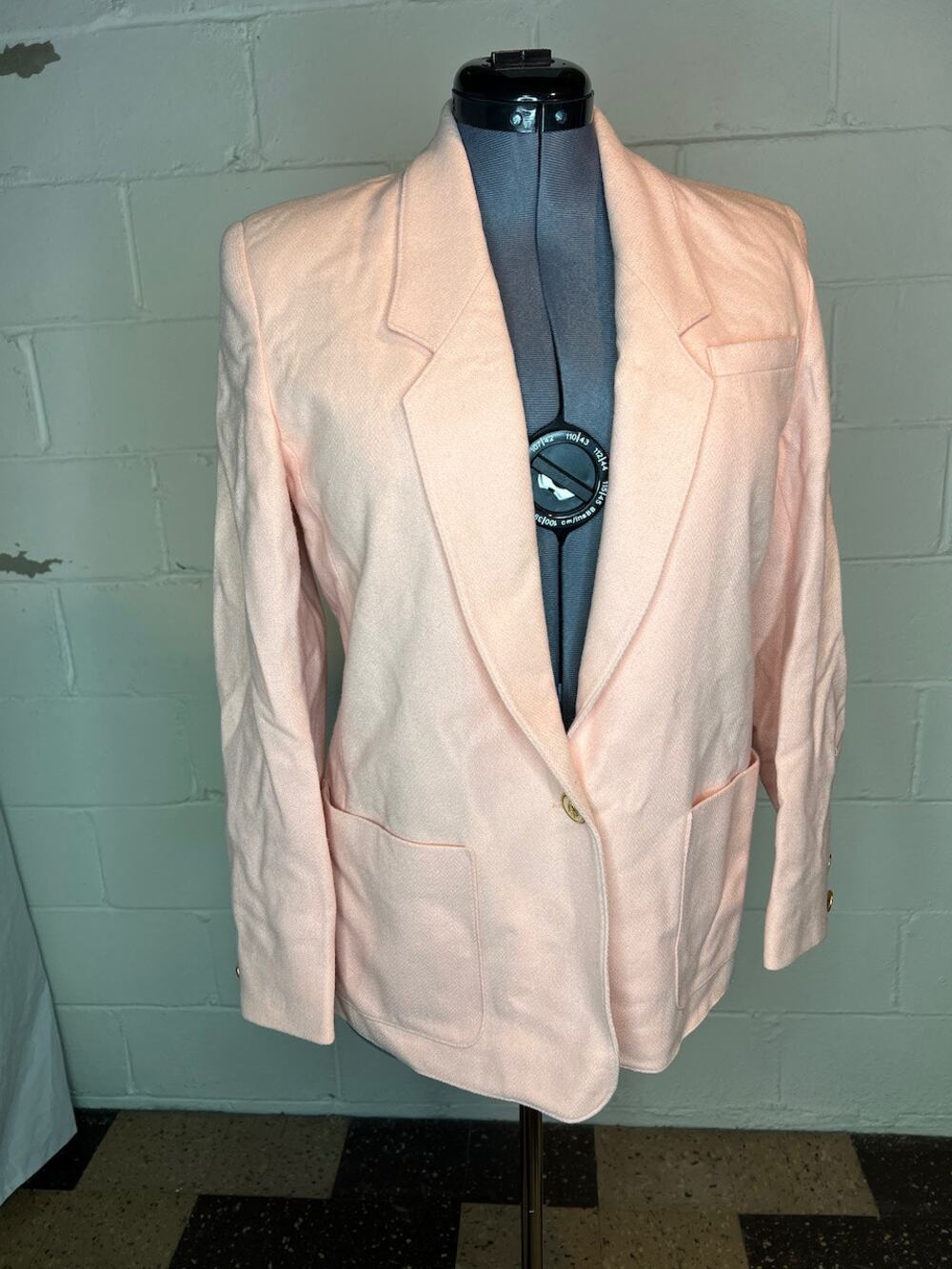 blazer boxy boyfriend pink 1980s